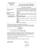 procès verbal du 22 juillet 2025